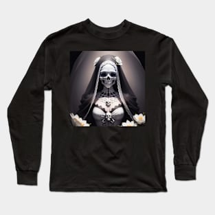 Skeleton Bride Long Sleeve T-Shirt